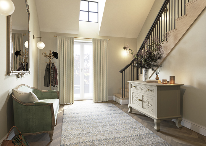 Emily Bond George Stripe Print, Fern - Made to Measure Curtains - Image 7